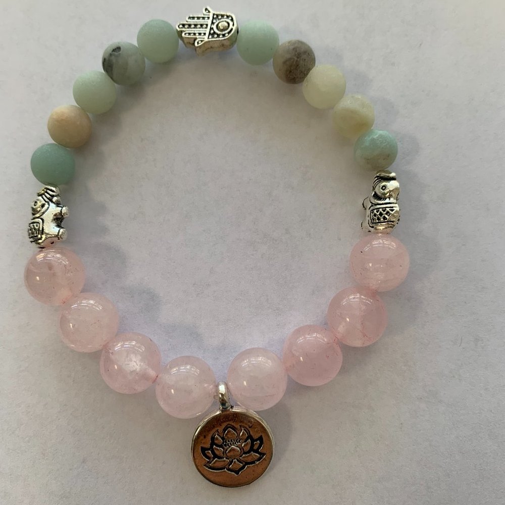 Rose Quartz & Amazonite